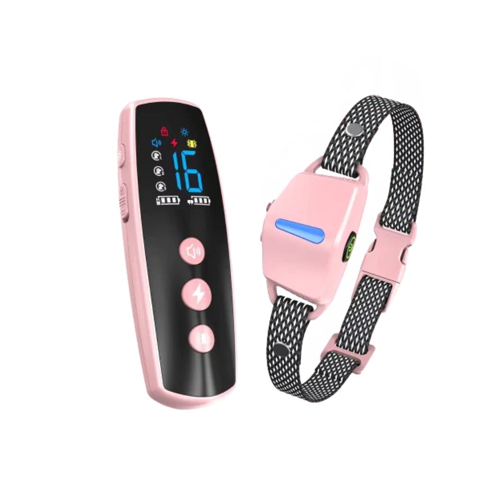 Long-Range Dog Training Collar with Static & Vibration