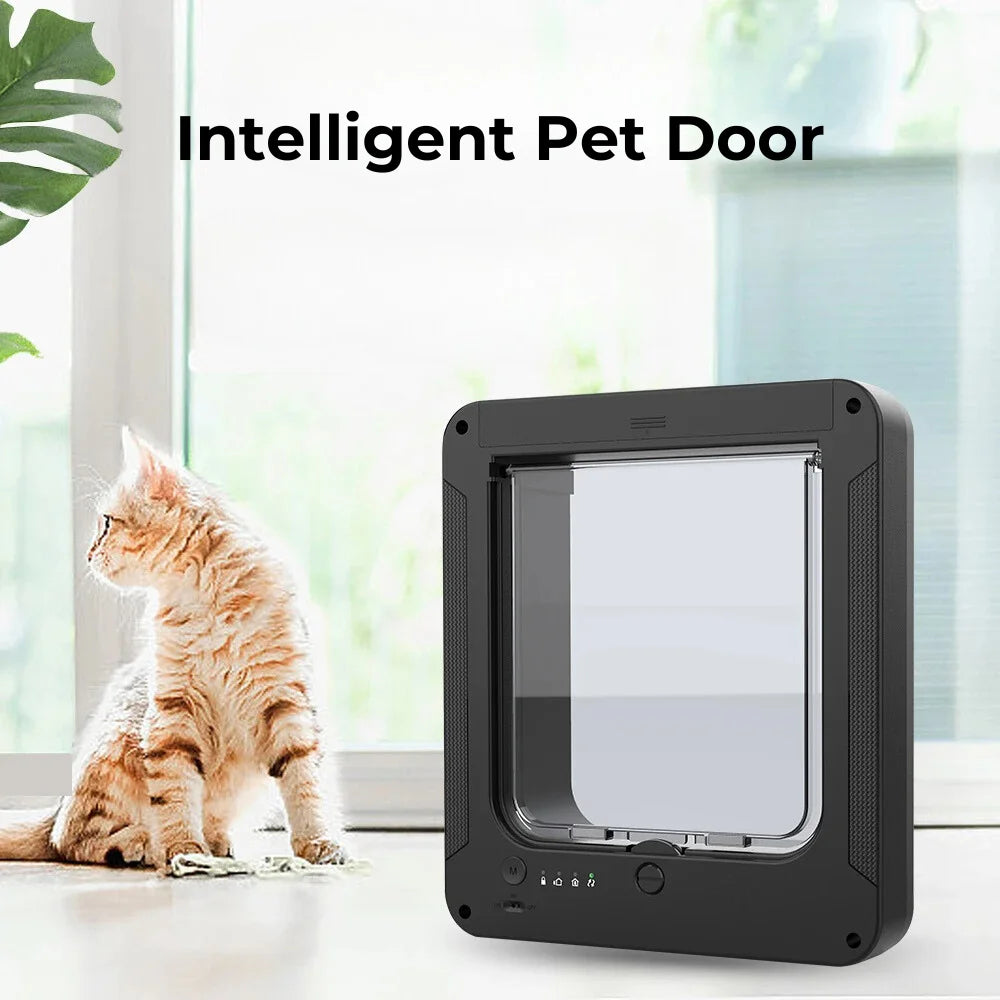 Smart Microchip Cat Door with Remote Control