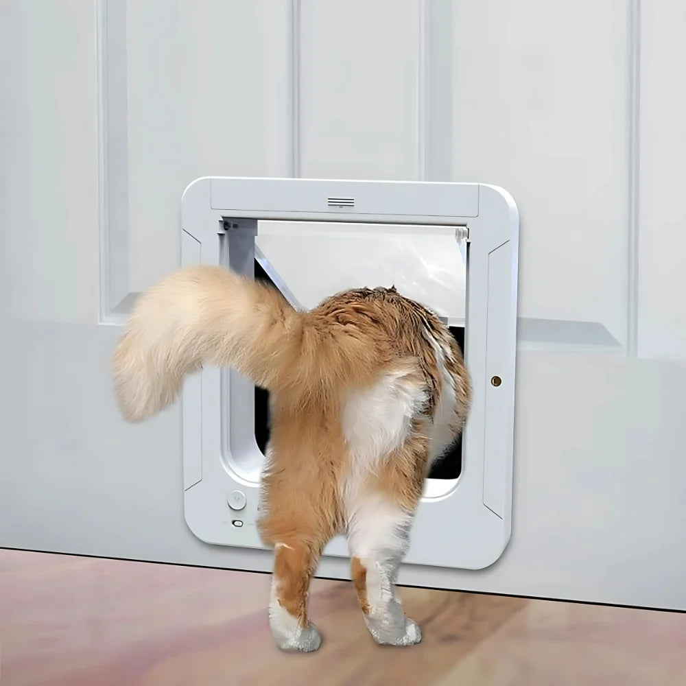 Smart Microchip Cat Door with Remote Control