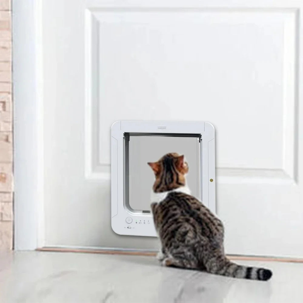 Smart Microchip Cat Door with Remote Control