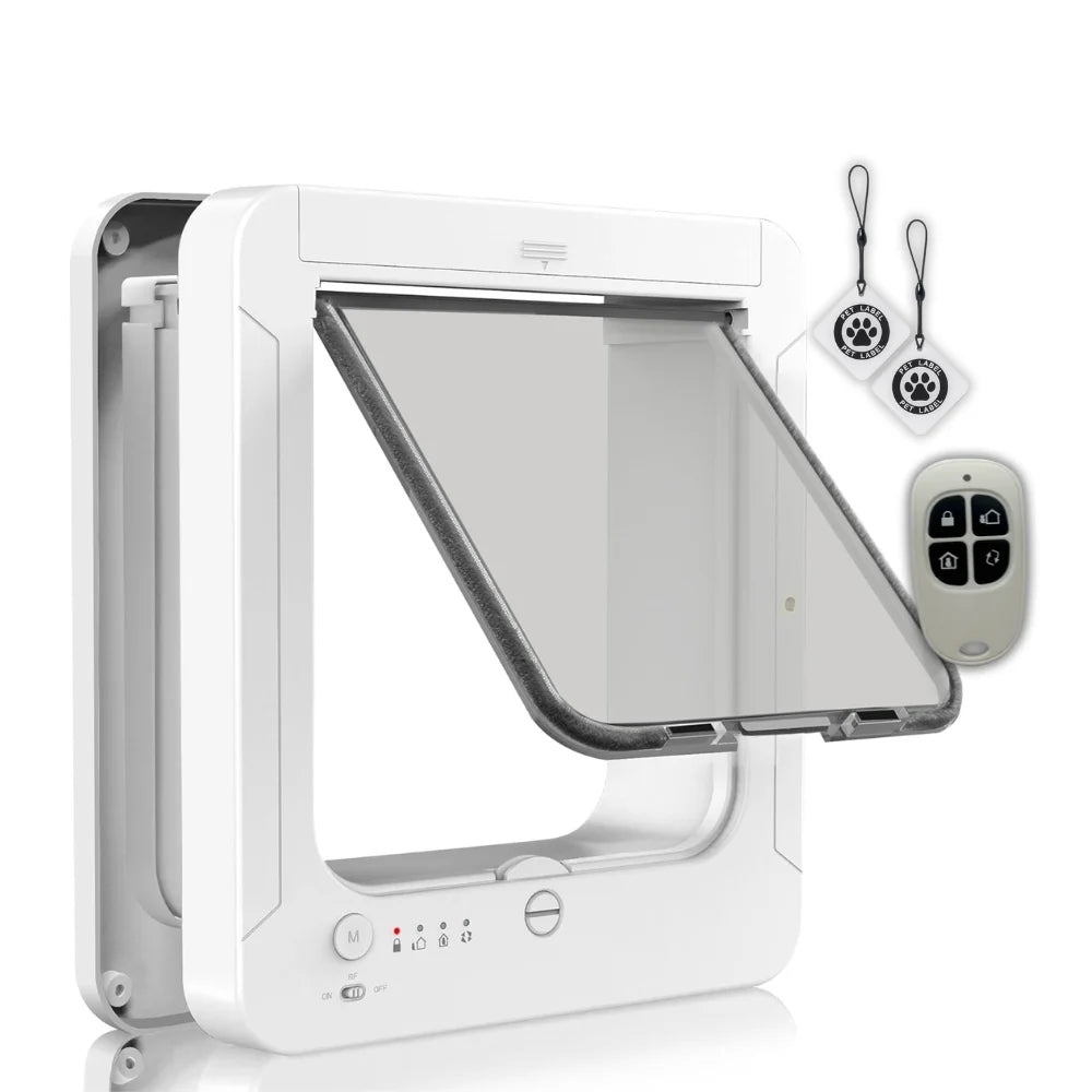 Smart Microchip Cat Door with Remote Control