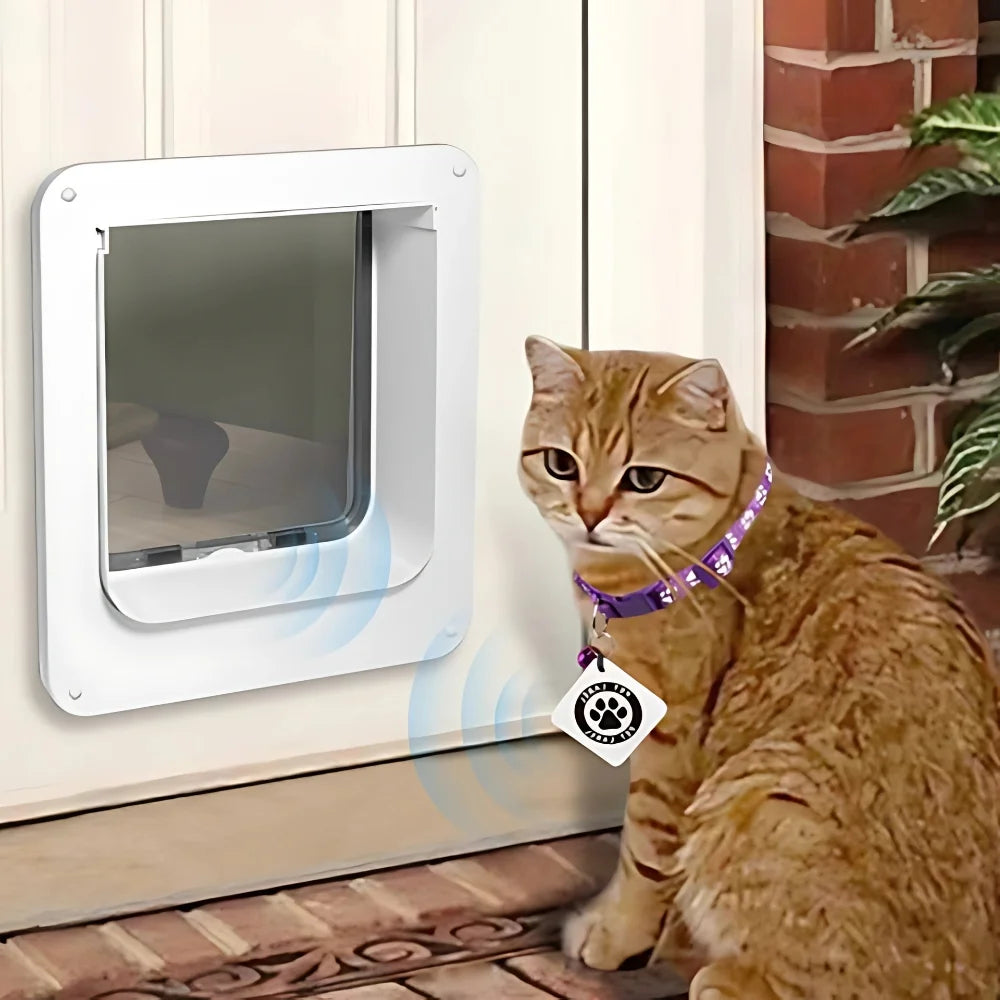Smart Microchip Cat Door with Remote Control