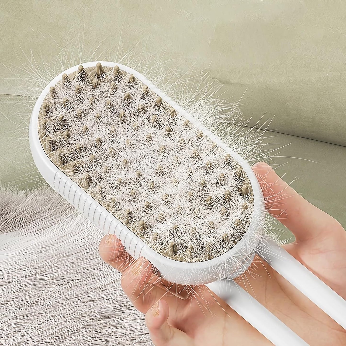 Grooming Cat Brush – Pet Hair Remover with Gentle Steam Technology