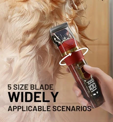 Waterproof Pet Shaver with Nail Clipper