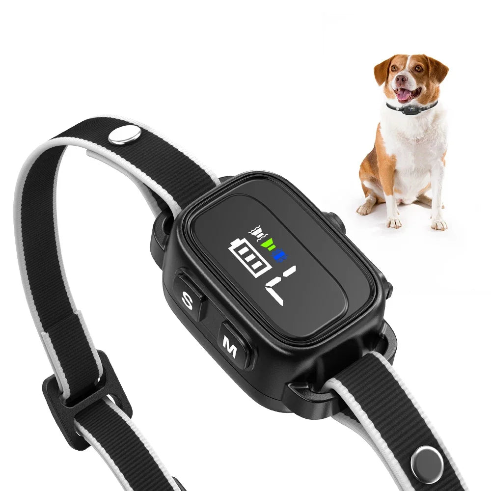 Rechargeable Mini Anti-Bark Collar with LCD Screen
