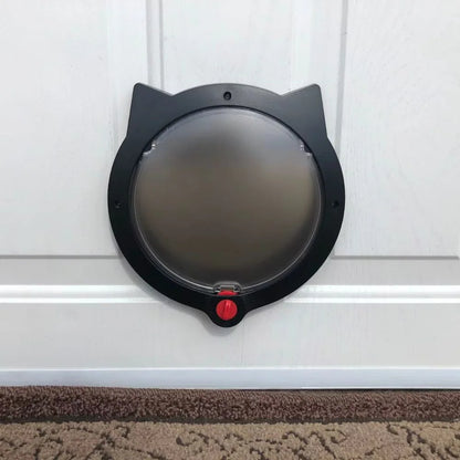 4 Way Locking Cat Flap Door with Auto Close