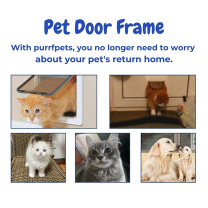 Pet Door for Cats & Dogs – 4 Way Locking