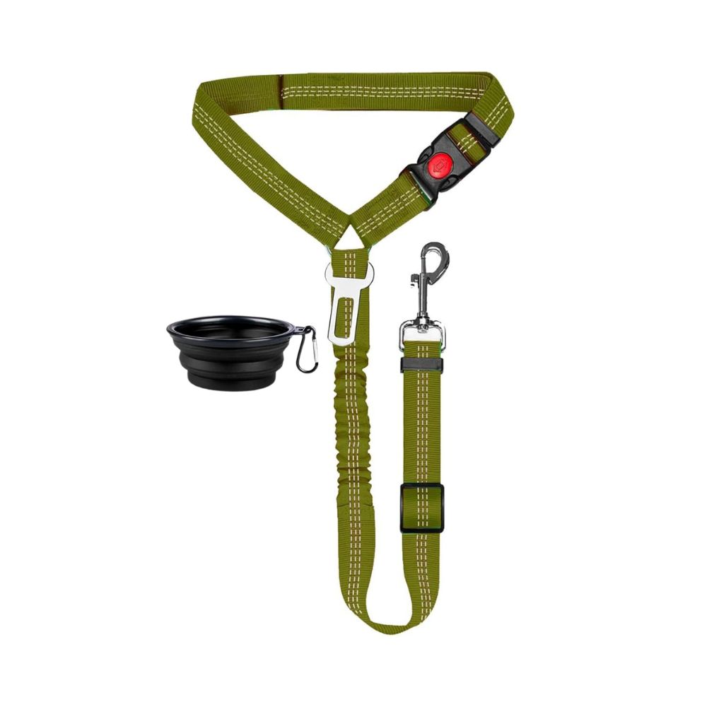 Dog Car Seat Belt – Adjustable, Safe Pet Harness for Car Travel