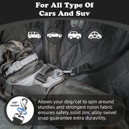Dog Car Seat Belt – Adjustable, Safe Pet Harness for Car Travel