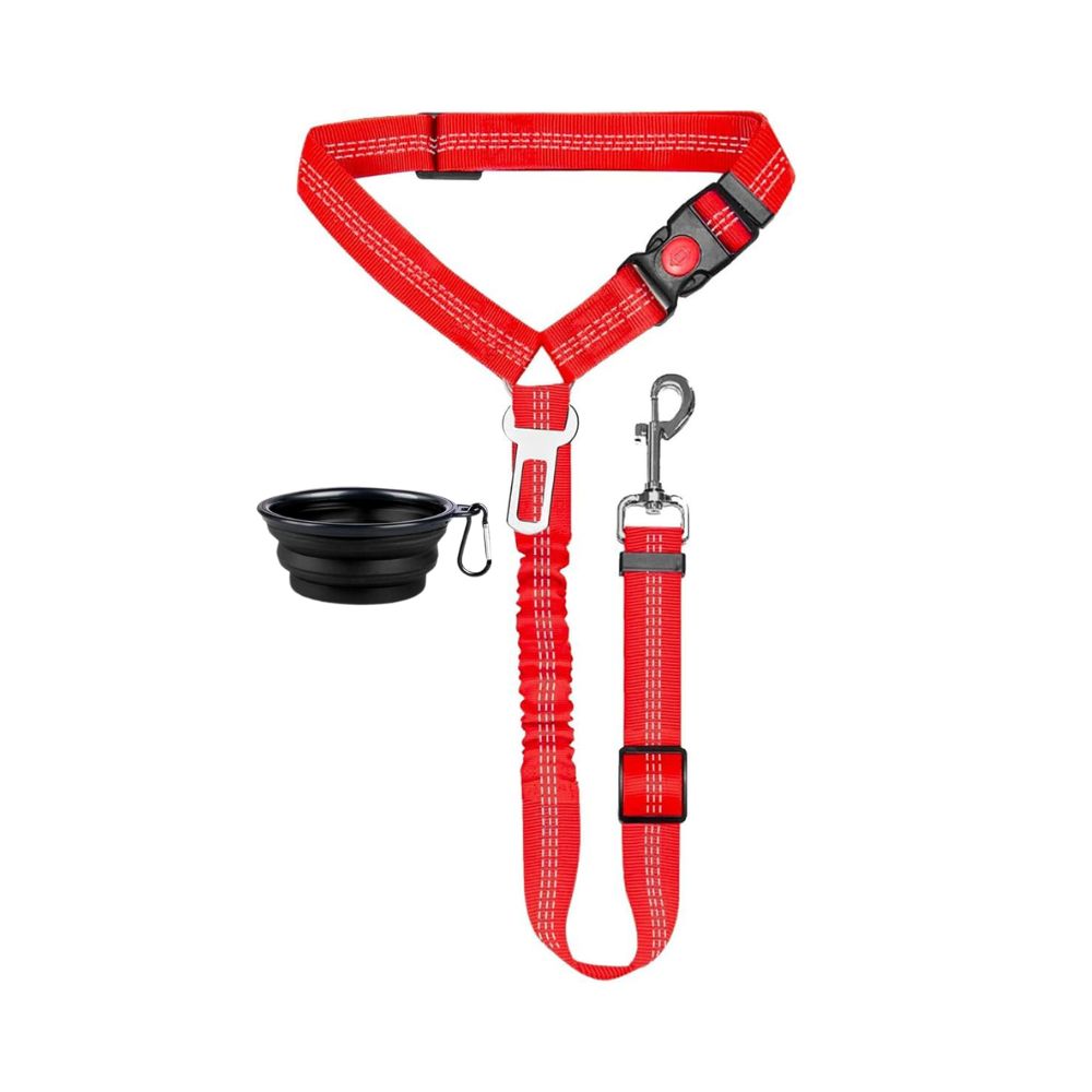 Dog Car Seat Belt – Adjustable, Safe Pet Harness for Car Travel