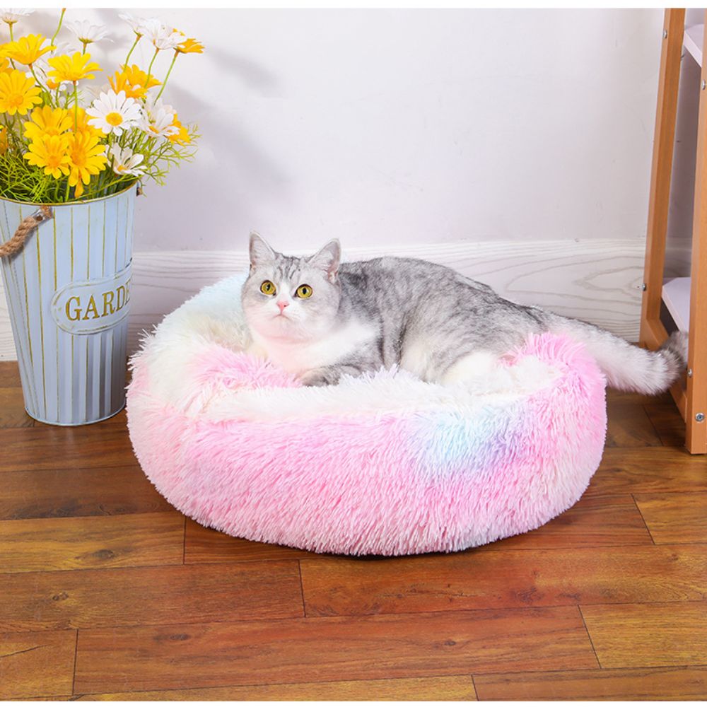 Plush Cave Bed for Pets