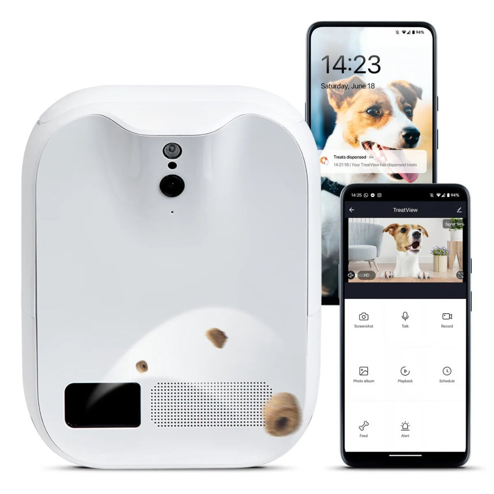 Dog Camera with App And Treat Dispenser Smart Pet Monitor And Feeder Purrfpets