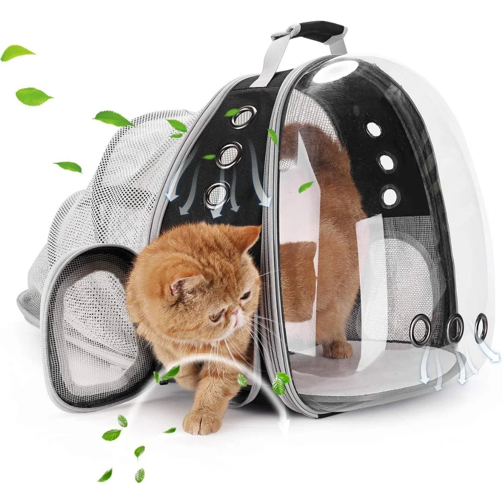 Portable Space Backpack for Cats - Expandable Cat Backpack