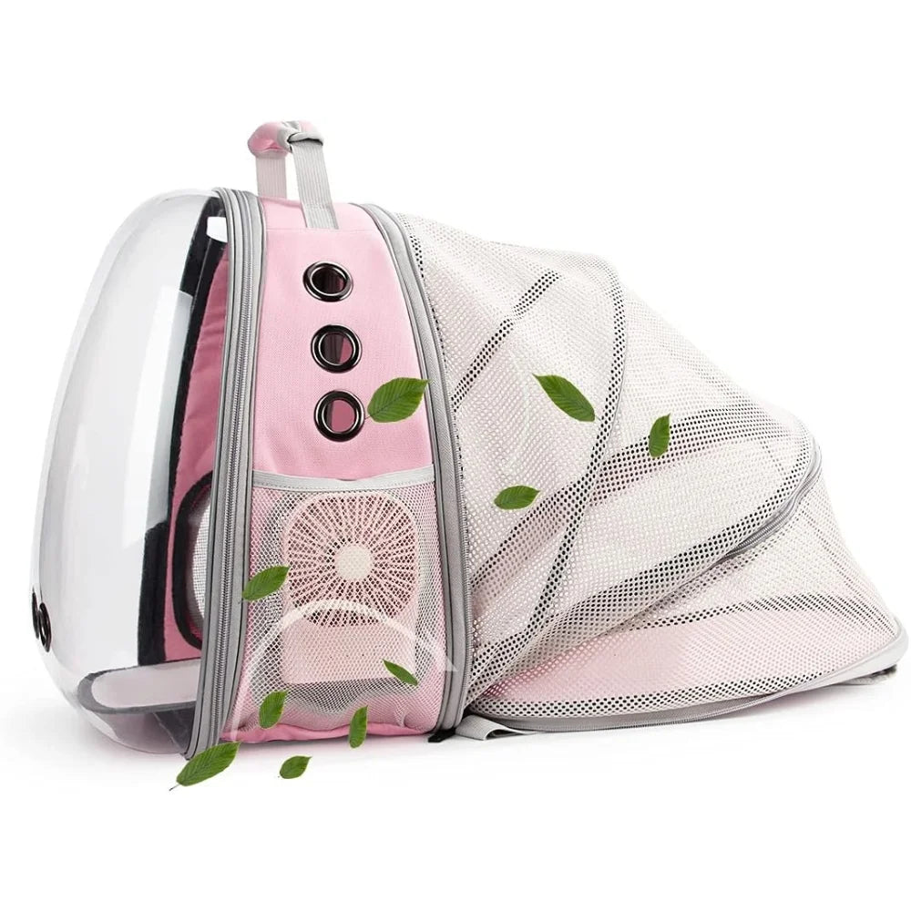 Portable Space Backpack for Cats - Expandable Cat Backpack