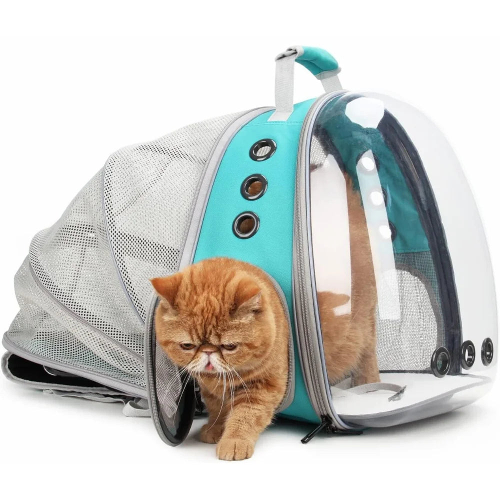 Portable Space Backpack for Cats - Expandable Cat Backpack
