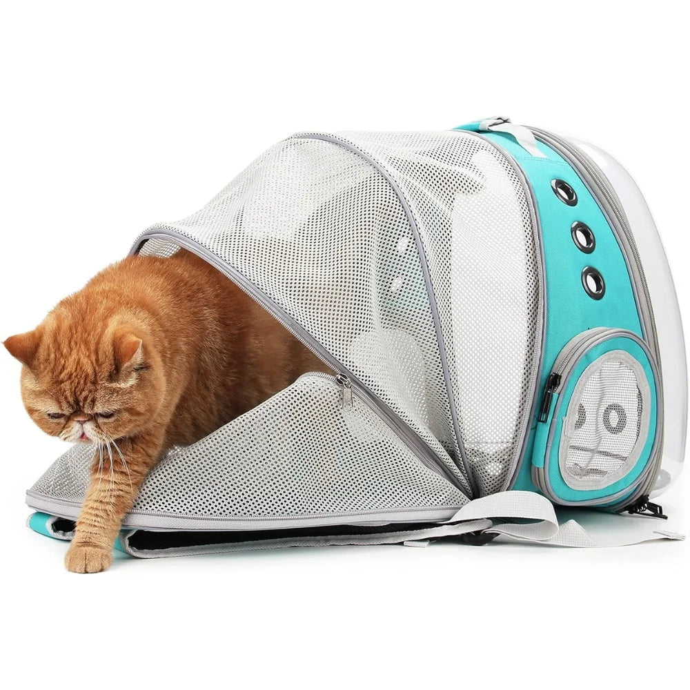 Portable Space Backpack for Cats - Expandable Cat Backpack
