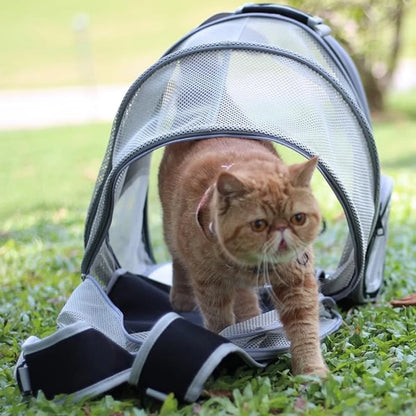 Portable Space Backpack for Cats - Expandable Cat Backpack