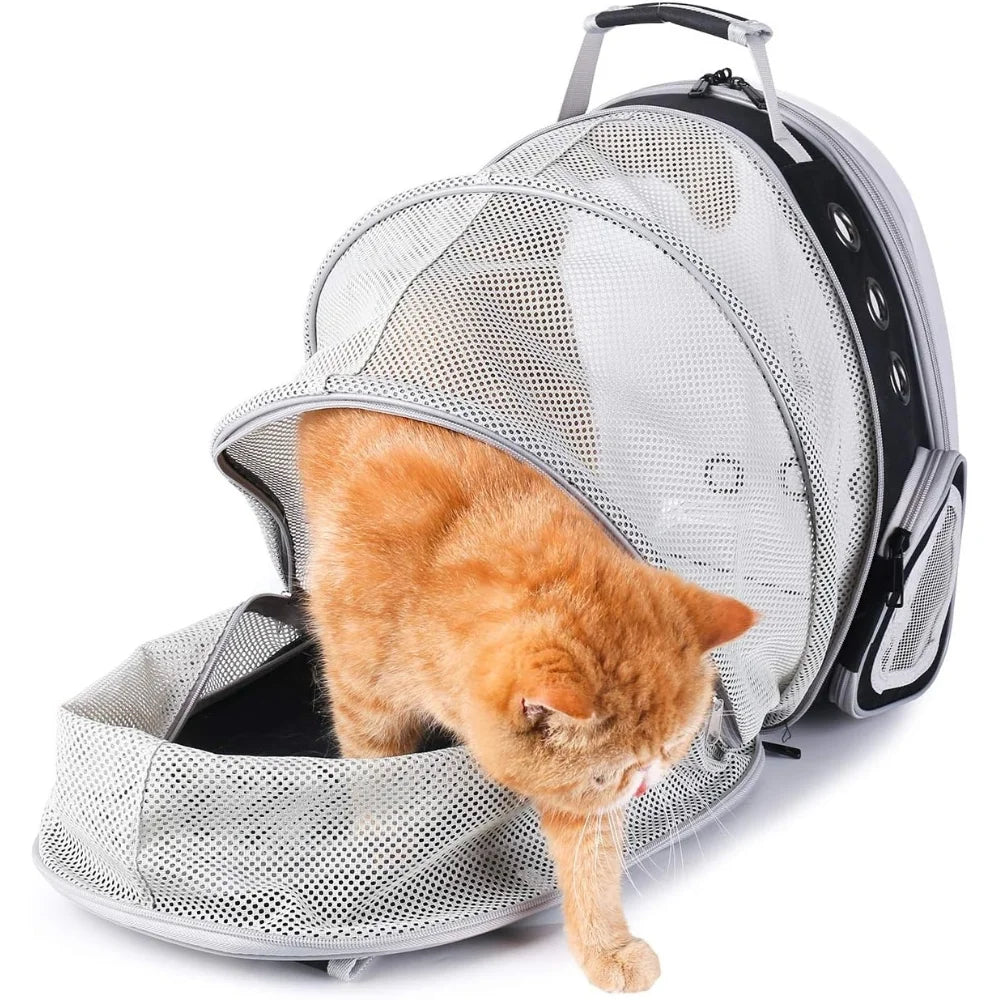 Portable Space Backpack for Cats - Expandable Cat Backpack