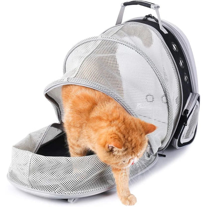 Portable Space Backpack for Cats - Expandable Cat Backpack
