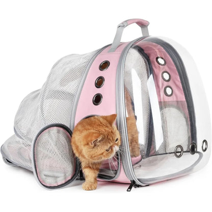 Portable Space Backpack for Cats - Expandable Cat Backpack