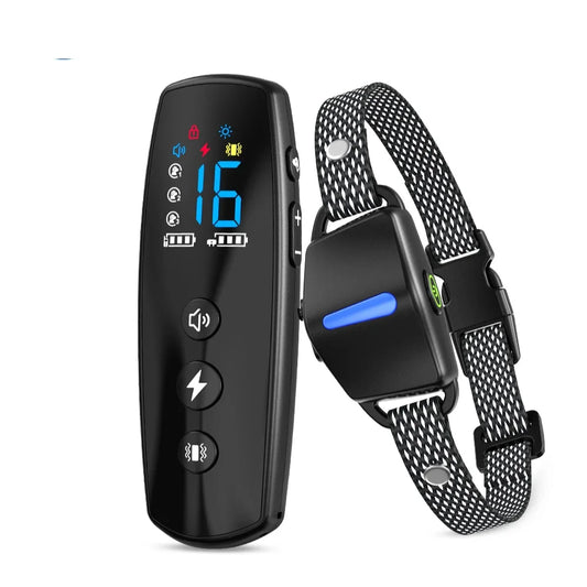 Long-Range Dog Training Collar with Static & Vibration