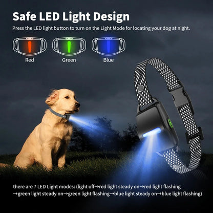 Long-Range Dog Training Collar with Static & Vibration