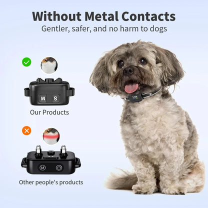 Rechargeable Mini Anti-Bark Collar with LCD Screen
