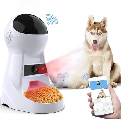Smart Pet 2.5L Feeder with HD Camera And Voice Interaction