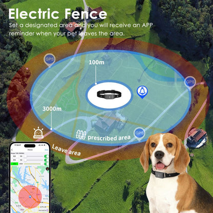 Smart GPS Pet Tracker Collar